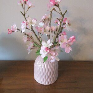 Floral Arrangement Cherry Blossom Flowers Handmade